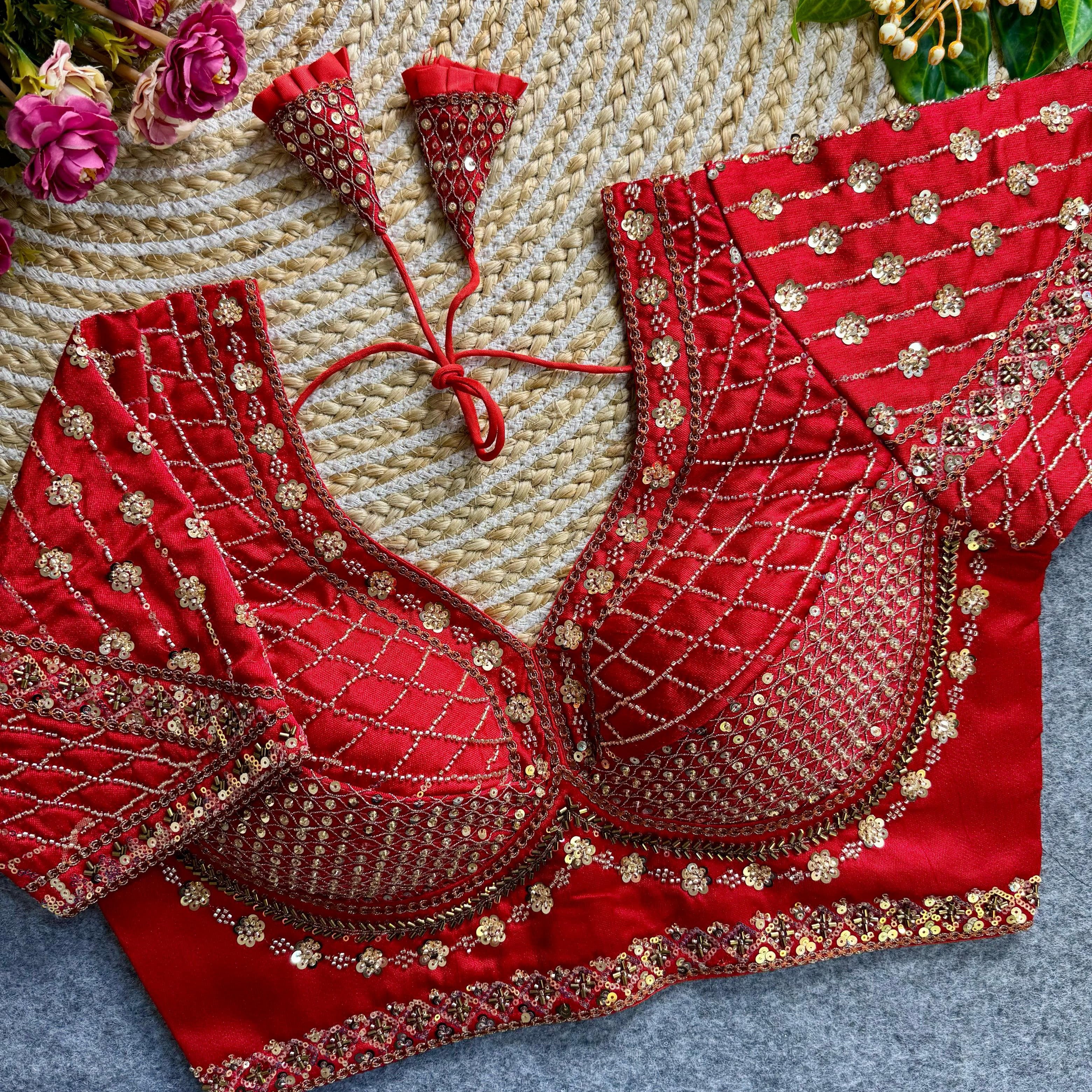 Sabyasachi Bridal Saree Blouse