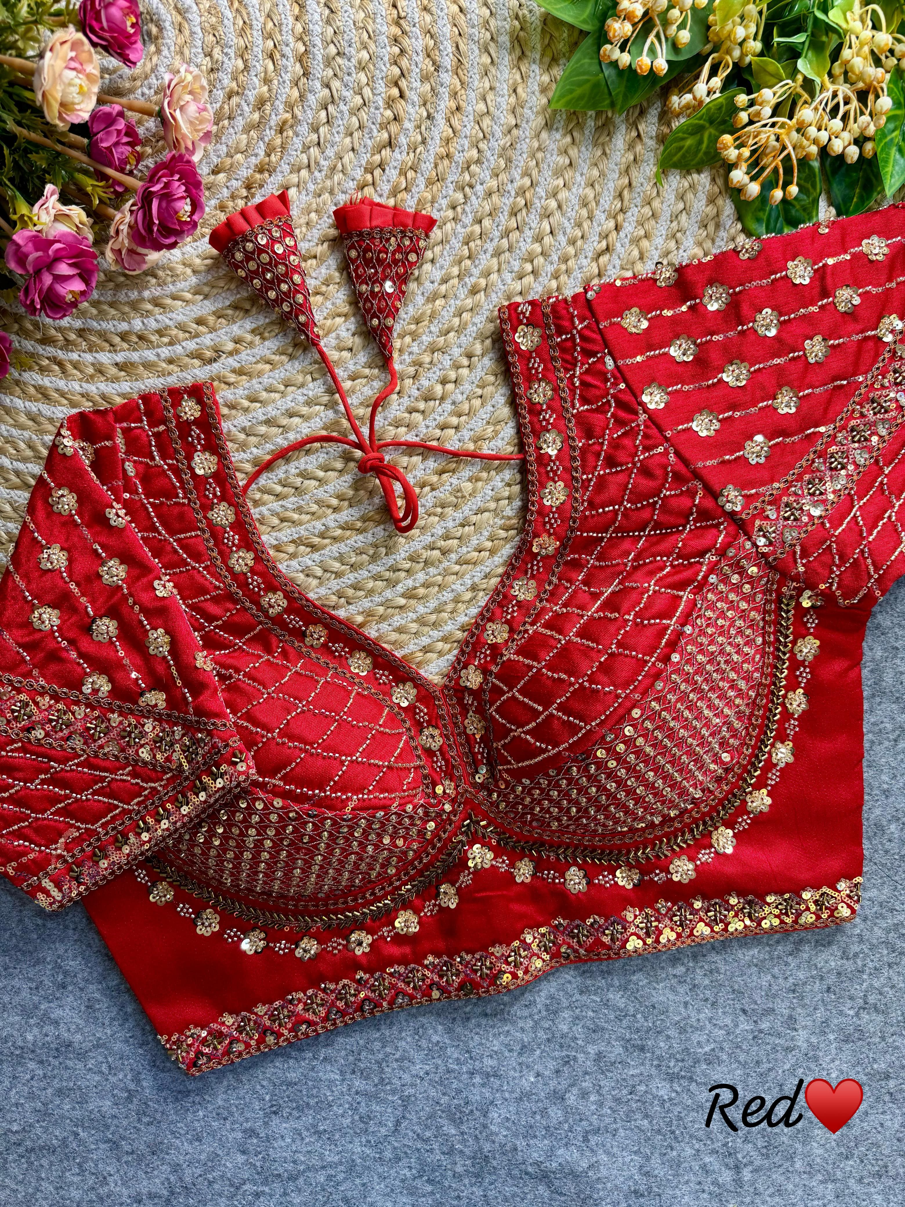 Sabyasachi Bridal Saree Blouse