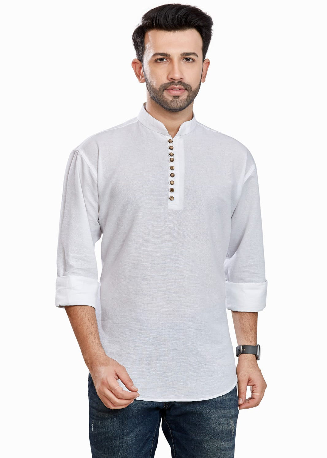 Men's launched new Short Pure Cotton Kurta