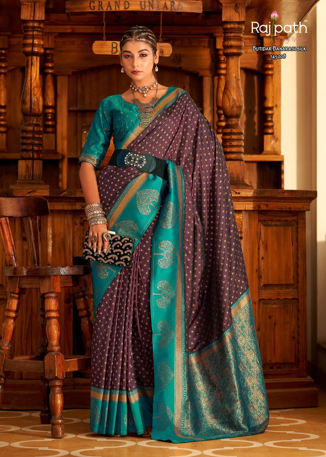 Soft Banarasi Paithani Silk Saree