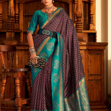 Soft Banarasi Paithani Silk Saree