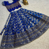 Kids Festive Silk Lehenga Choli