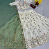 Festive Embroidered Thread Lehenga