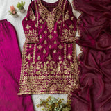 Exclusive Eid Silk Embroidered Suit
