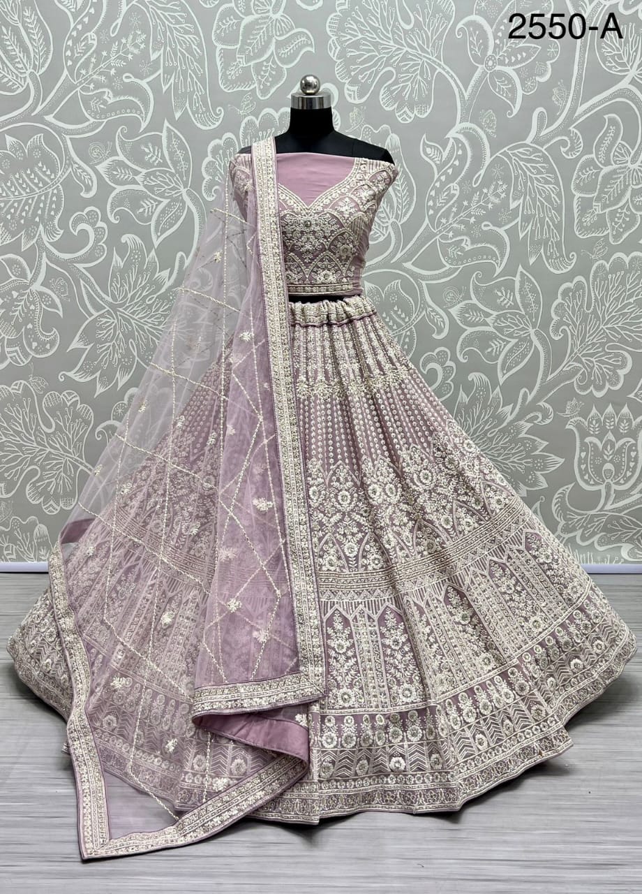 Georgette Heavy Bridal Lahenga