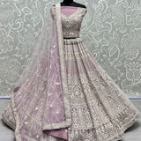 Georgette Heavy Bridal Lahenga