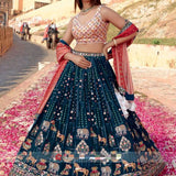 Treditional Grorgette Lehenga Choli