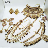 Bridal necklace accessories combo set