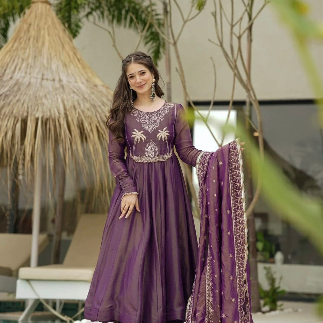 Wonderful Gold Crush Designer Gown