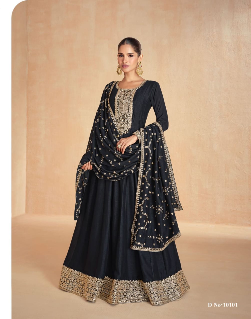 Tanisha Grand Silk Anarkali Gown