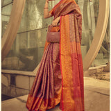 Premium Zari Border Silk Saree