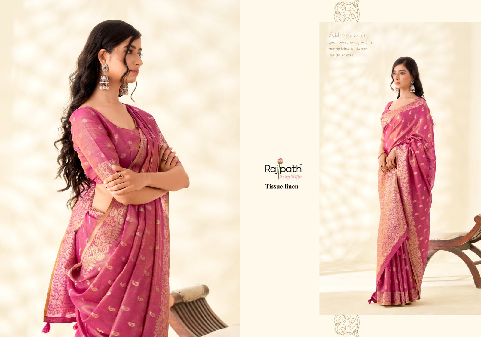 Rajpath Luxurious Kanvas Silk Saree
