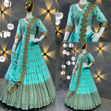 Embroidered Attractive Party Wear Silk Lehenga choli