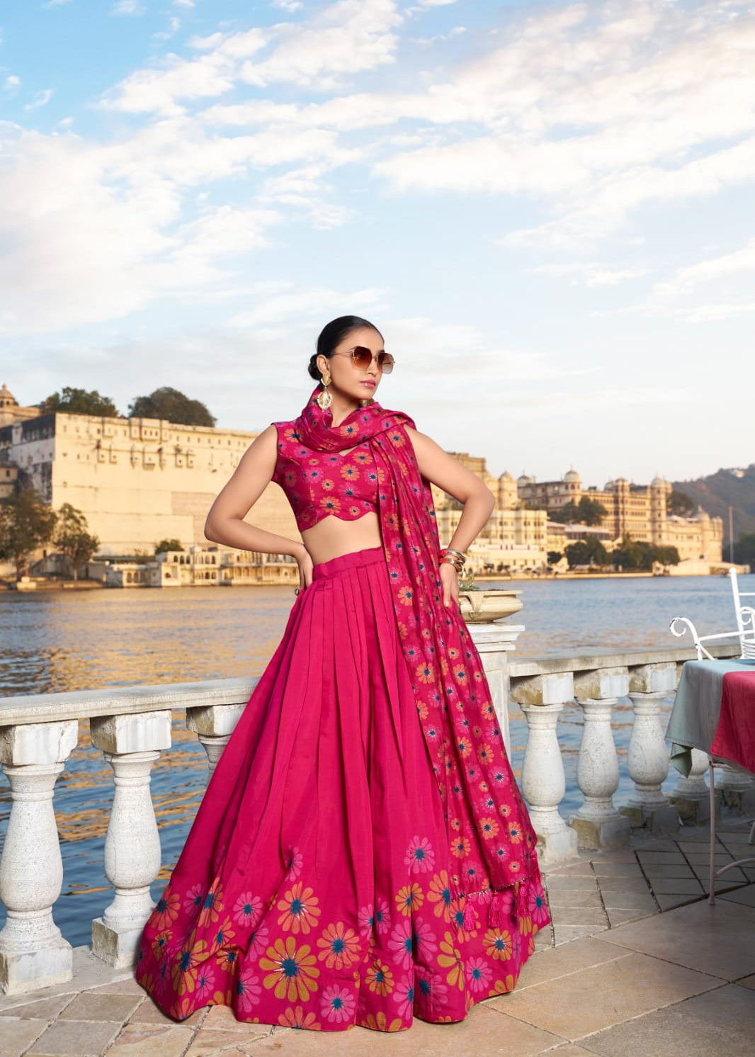 Radiate Floral Printed Lehenga Choli