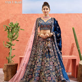 Heavy Wedding Bridal Velevt Lehenga