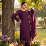 Zaynab Embroidered Straight Suit