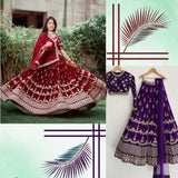 Attractive Party Wear Embroidered Georgette Lehenga choli