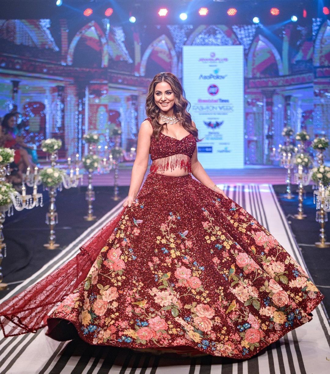 Boutique Staylish Maroon Lehenga