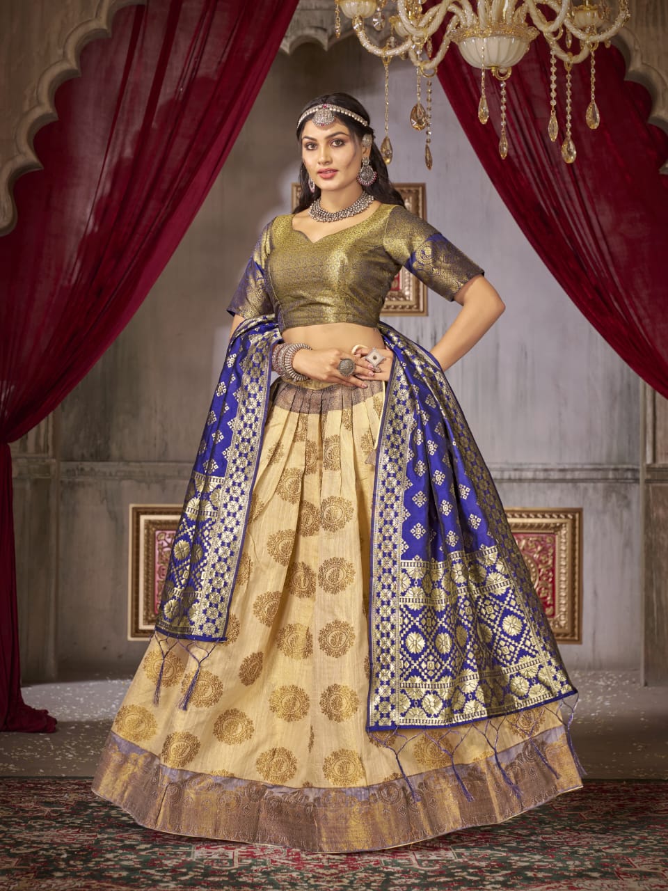 Vibrant Traditional Silk Lehenga Choli