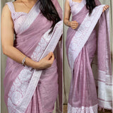 LINEN COTTON SAREE