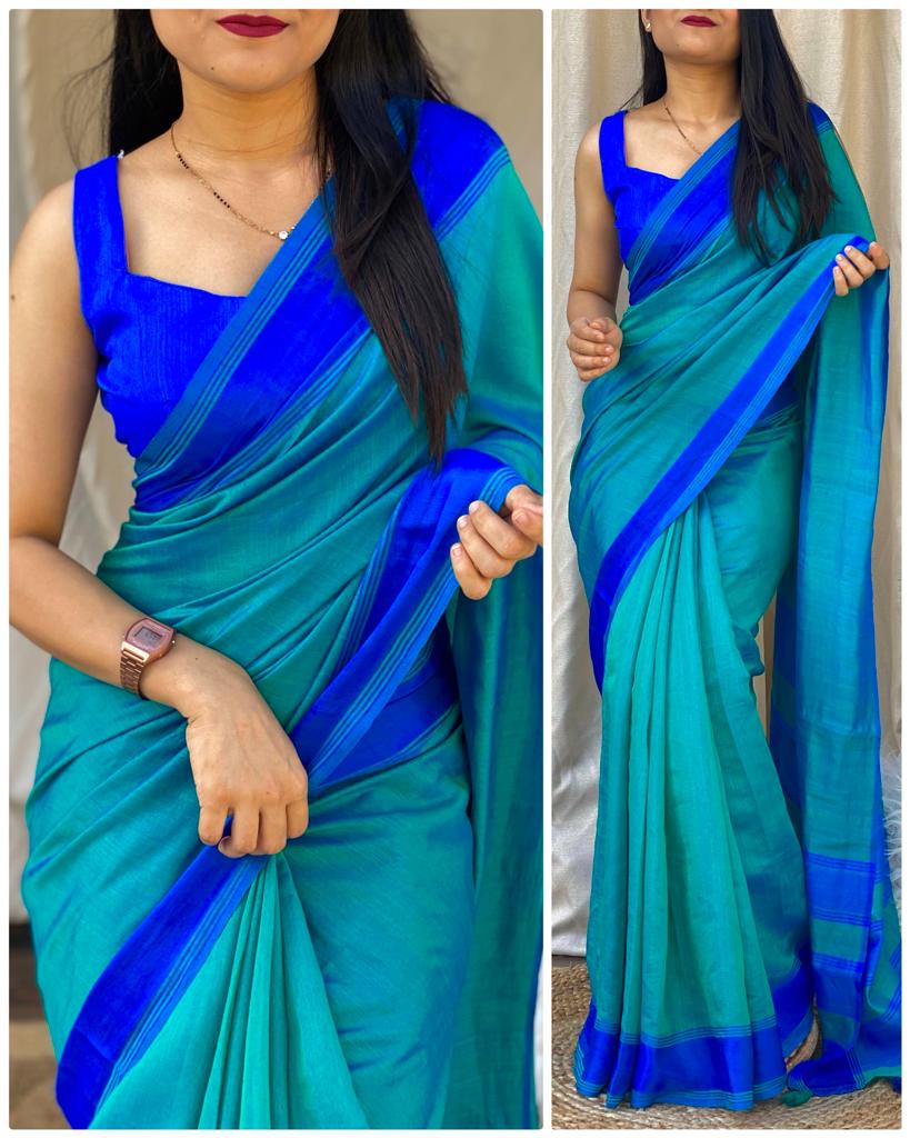 Perfect Simple  Sober look Yana Silk Saree