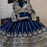 Beautyfull Royal Blue Lehenga Choli collection