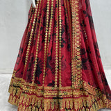 Bridal Heavy Faux Georgette Lehenga