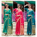 Most Beautyfull Satin Saree Collection