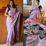 NEW SUPERHIT TRENDING EMBROIDERED SAREE