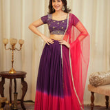 Beautifull Shaded Georgette Lehenga