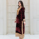 Premium Pakistani Velvet Suit Collection