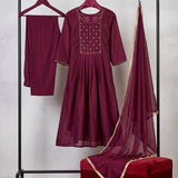 Maroon Stunning Anarkali Dress
