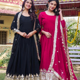 Festive Georgette Anarkali Gown