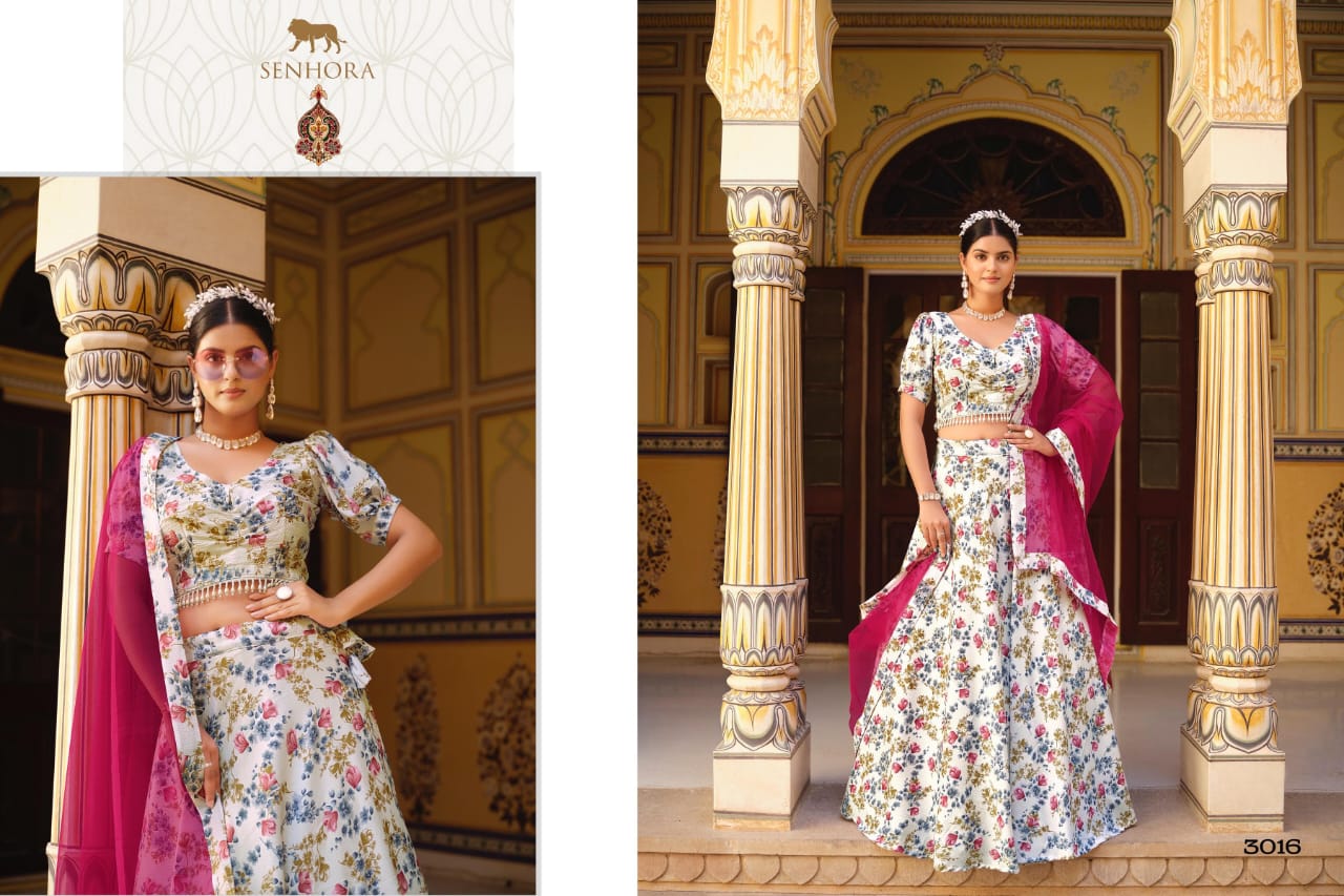 Titlee Floral Printed Lehenga Choli