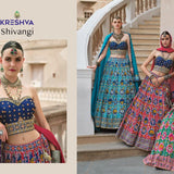 Ajarakh Print Heavy Bridal Lehenga