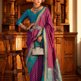 Soft Banarasi paithani saree