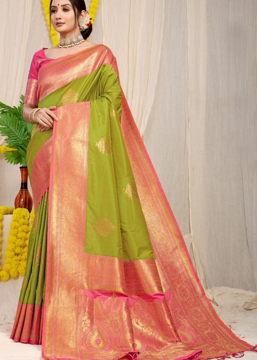 Kankavati Pure Handloom Silk Saree