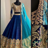 Launching Phantom Silk Sequins Embroidered work Lehenga