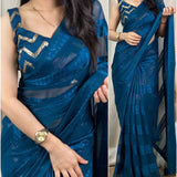 Glamorous saree With Designer Blouse