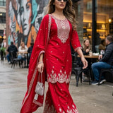 Classical Chinon Embroidered Suit