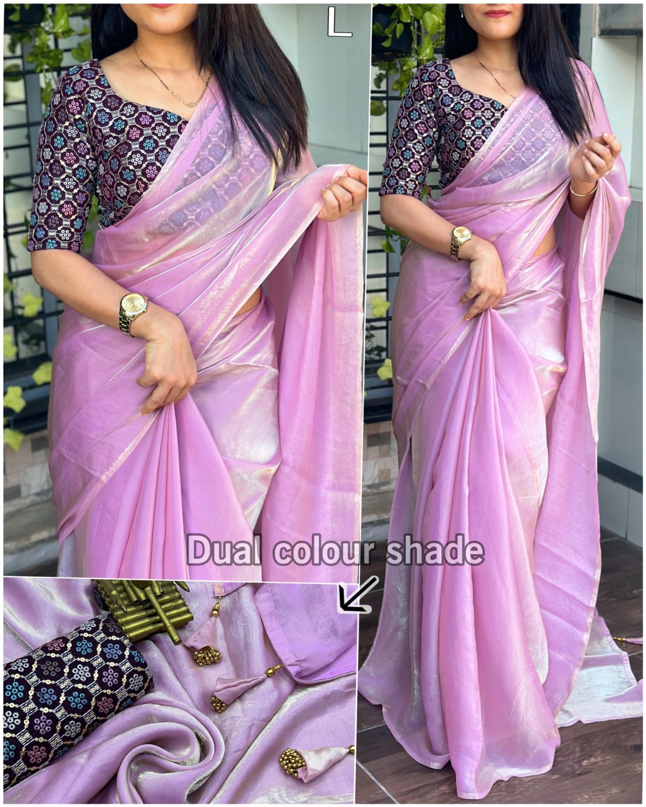 Luxury Dual Shade Saree Collection