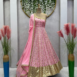 Faux Georgette Fancy Anarkali Gown