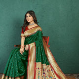 Elegance Pithani Soft SIlk Saree