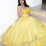 Georgeous Yellow Lehenga