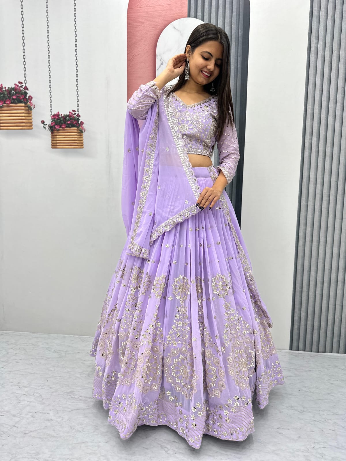 Stunning Embroidered Lehenga Choli