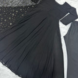 Fancy Black Anarkali  Gown