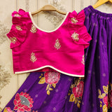 Kalamkari Kids Lahenga Choli