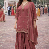 Aza Premium Roman Silk Suit
