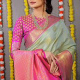 Lichi Silk Zari Woven Saree