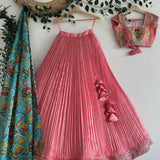 Designer Kids Silk Lehenga Choli